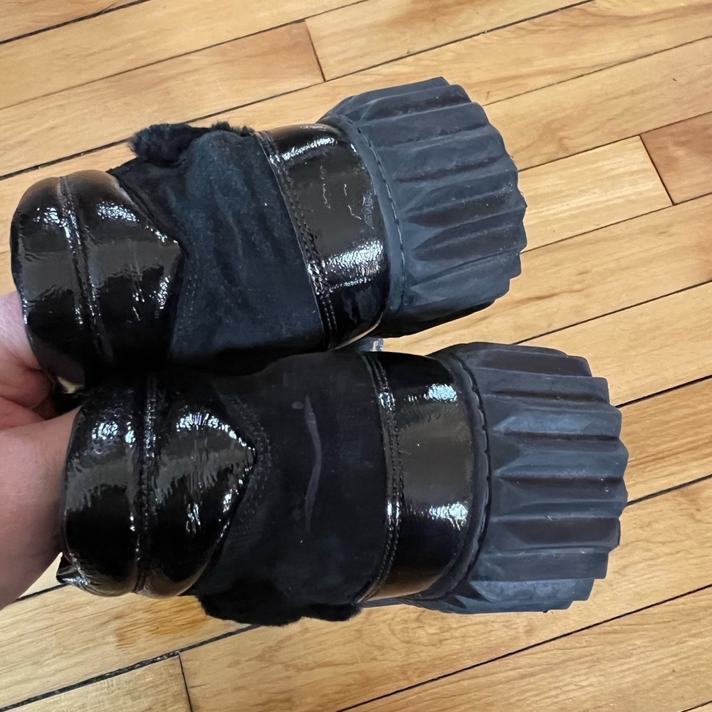 Voile Blanche Eva Shearling Hiker Boots in black - Picture 4 of 6
